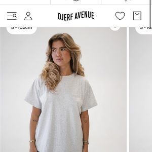 COPY - NEW WITH TAGS: Djerf Avenue Essential T Shirt Grey